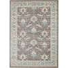 image:imageNourison Home Tranquil Grey Pink 53 x 73 Area Rug  Easy Clean Non Shedding Bed Room Living Room Dining Room Kitchen 5 x 7GreyPink