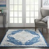 image:imageNourison Home PRV02 Vintage Area Rug RectangleIvoryTurquoise53 x 73IvoryTurquoise