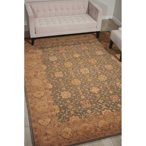 image:imageNourison Home 3000 Persian Aqua 79 x 99 Area Rug Easy Cleaning Non Shedding Bed Room Living Room Dining Room Kitchen 8x10Aqua