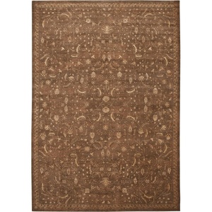 image:imageNourison Home Silken Allure Persian Cocoa 23 x 3 Area Rug Easy Clean Non Shedding Bed Room Living Room Dining Room Kitchen 2x3Cocoa