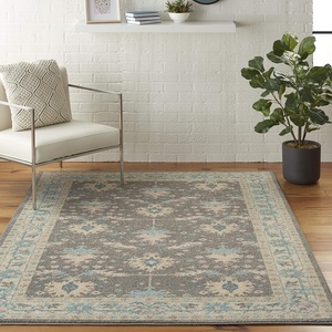 image:imageNourison Home Tranquil Grey Pink 53 x 73 Area Rug  Easy Clean Non Shedding Bed Room Living Room Dining Room Kitchen 5 x 7GreyPink