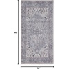 image:imageNicole Curtis Machine Washable Series 1 Farmhouse Grey 3 x 5 Area rug Easy cleaning Non Shedding Bed Room Living Room Dining Room Kitchen 3x5