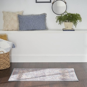 image:imageNourison Home New Concept Washables Blue Multicolor 3 x 5 Area Rug  Easy Clean Non Shedding Bed Room Living Room Dining Room Kitchen 3 x 5