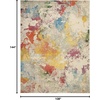 image:imageNourison Home Celestial Ivory Multicolor 10 x 14 Area Rug  Easy Clean Non Shedding Bed Room Living Room Dining Room Kitchen 10 x 14
