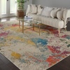 image:imageNourison Home Celestial Ivory Multicolor 10 x 14 Area Rug  Easy Clean Non Shedding Bed Room Living Room Dining Room Kitchen 10 x 14