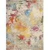 image:imageNourison Home Celestial Ivory Multicolor 10 x 14 Area Rug  Easy Clean Non Shedding Bed Room Living Room Dining Room Kitchen 10 x 14