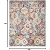 image:imageNourison Home Grafix Green 9 x 12 Area Rug  Easy Clean Non Shedding Bed Room Living Room Dining Room Kitchen 9 x 12Blue Multicolor