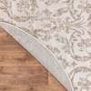 image:imageNourison Home Jubilant Ivory Beige 53 x Round Area Rug  Easy Clean Non Shedding Bed Room Living Room Dining Room Kitchen 5 x Round