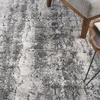 image:imageNourison Home Luxurious Shag Ivory Charcoal 9 x 12 Area Rug  Easy Clean Non Shedding Bed Room Living Room Dining Room Kitchen 9 x 12