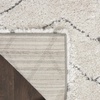 image:imageNourison Home Luxurious Shag Ivory Grey 9 x 12 Area Rug  Easy Cleaning Non Shedding Bed Room Living Room Dining Room Kitchen 9 x 12