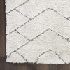 image:imageNourison Home Luxurious Shag Ivory Grey 9 x 12 Area Rug  Easy Cleaning Non Shedding Bed Room Living Room Dining Room Kitchen 9 x 12