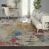 image:imageNourison Home Celestial Ivory Multicolor 10 x 14 Area Rug  Easy Clean Non Shedding Bed Room Living Room Dining Room Kitchen 10 x 14