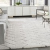 image:imageNourison Home Luxurious Shag Ivory Grey 9 x 12 Area Rug  Easy Cleaning Non Shedding Bed Room Living Room Dining Room Kitchen 9 x 12