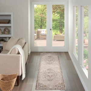 image:imageNourison Heirloom Blend Brick 9 x 1110 Area Rug  Easy Clean Non Shedding Bed Room Living Room Dining Room Kitchen 9 x 12Ivory Charcoal