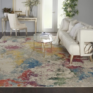 image:imageNourison Home Celestial Ivory Multicolor 10 x 14 Area Rug  Easy Clean Non Shedding Bed Room Living Room Dining Room Kitchen 10 x 14