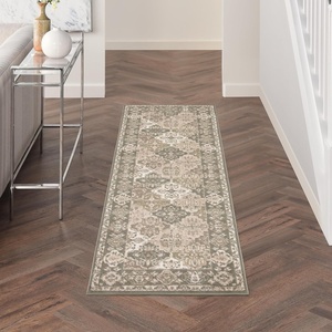 image:imageNourison Home Grafix Green 9 x 12 Area Rug  Easy Clean Non Shedding Bed Room Living Room Dining Room Kitchen 9 x 12Green