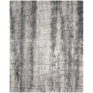 image:imageNourison Home Luxurious Shag Ivory Charcoal 9 x 12 Area Rug  Easy Clean Non Shedding Bed Room Living Room Dining Room Kitchen 9 x 12