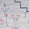 image:imageNicole Curtis Machine Washable Series 1 Traditional Ivory Blue 4 x 6 Area Rug Easy Cleaning Non Shedding Bed Room Living Room Dining Room Kitchen 4x6
