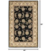 image:imageNourison Home 2000 Persian Navy 39 x 59 Area Rug Easy Cleaning Non Shedding Bed Room Living Room Dining Room Kitchen 4x6Black