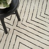 image:imageNourison Home Cozy Modern Ivory Black 22 x 6 Area Rug  Easy Clean Non Shedding Bed Room Living Room Dining Room Kitchen 6 RunnerIvory Black