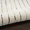 image:imageNourison Home Cozy Modern Ivory Black 22 x 6 Area Rug  Easy Clean Non Shedding Bed Room Living Room Dining Room Kitchen 6 RunnerIvory Black