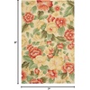 image:imageNourison Home Fantasy Floral Cream 36 x 56 AreaRug EasyCleaning Non Shedding Bed Room Living Room Dining Room Kitchen 3x5