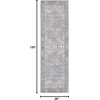 image:imageNourison Home New Concept Washables Grey 22 x 10 Area Rug  Easy Clean Non Shedding Bed Room Living Room Dining Room Kitchen 10 Runner