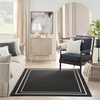image:imageNourison Home Nourison Essentials Black Ivory 22 x 76 Area Rug  Easy Clean Non Shedding Bed Room Living Room Dining Room Kitchen 8 RunnerBlack Ivory