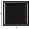 image:imageNourison Home Nourison Essentials Black Ivory 22 x 76 Area Rug  Easy Clean Non Shedding Bed Room Living Room Dining Room Kitchen 8 RunnerBlack Ivory