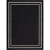 image:imageNourison Home Nourison Essentials Black Ivory 22 x 76 Area Rug  Easy Clean Non Shedding Bed Room Living Room Dining Room Kitchen 8 RunnerBlack Ivory