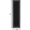 image:imageNourison Home Nourison Essentials Black Ivory 22 x 76 Area Rug  Easy Clean Non Shedding Bed Room Living Room Dining Room Kitchen 8 RunnerBlack Ivory