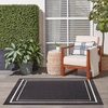 image:imageNourison Home Nourison Essentials Black Ivory 22 x 76 Area Rug  Easy Clean Non Shedding Bed Room Living Room Dining Room Kitchen 8 RunnerBlack Ivory