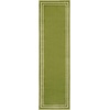 image:imageNourison Home Nourison Essentials Black Ivory 22 x 76 Area Rug  Easy Clean Non Shedding Bed Room Living Room Dining Room Kitchen 8 RunnerGreen Ivory