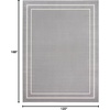 image:imageNourison Home Nourison Essentials Black Ivory 22 x 76 Area Rug  Easy Clean Non Shedding Bed Room Living Room Dining Room Kitchen 8 RunnerGreyIvory