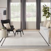 image:imageNourison Home Nourison Essentials Black Ivory 22 x 76 Area Rug  Easy Clean Non Shedding Bed Room Living Room Dining Room Kitchen 8 RunnerIvoryBlack
