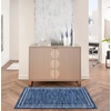 image:imageNourison Home Nourison Essentials Black Ivory 22 x 76 Area Rug  Easy Clean Non Shedding Bed Room Living Room Dining Room Kitchen 8 RunnerNavyIvory