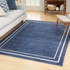 image:imageNourison Home Nourison Essentials Black Ivory 22 x 76 Area Rug  Easy Clean Non Shedding Bed Room Living Room Dining Room Kitchen 8 RunnerNavyIvory