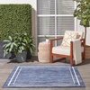 image:imageNourison Home Nourison Essentials Black Ivory 22 x 76 Area Rug  Easy Clean Non Shedding Bed Room Living Room Dining Room Kitchen 8 RunnerNavyIvory