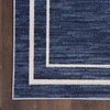 image:imageNourison Home Nourison Essentials Black Ivory 22 x 76 Area Rug  Easy Clean Non Shedding Bed Room Living Room Dining Room Kitchen 8 RunnerNavyIvory