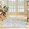 image:imageNicole Curtis Machine Washable Series 1 Traditional Ivory Blue 4 x 6 Area Rug Easy Cleaning Non Shedding Bed Room Living Room Dining Room Kitchen 4x6