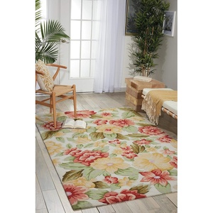 image:imageNourison Home Fantasy Floral Cream 36 x 56 AreaRug EasyCleaning Non Shedding Bed Room Living Room Dining Room Kitchen 3x5