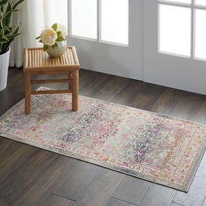 image:imageNourison Home Vintage Kashan Vintage Grey 2 x 4 Area Rug Easy Cleaning Non Shedding Bed Room Living Room Dining Room Kitchen 2x4