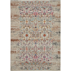 image:imageNourison Home Vintage Kashan Vintage Ivory 4 x 6 Area Rug Easy Cleaning Non Shedding Bed Room Living Room Dining Room Kitchen 4x6