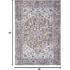 image:imageNicole Curtis Machine Washable Series 1 Traditional Olive Ivory 4 x 6 Area Rug Easy Cleaning Non Shedding Bed Room Living Room Dining Room Kitchen 4x6