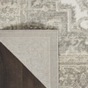 image:imageNourison Home Cyrus Grey 26 x 4 Area Rug  Easy Clean Non Shedding Bed Room Living Room Dining Room Kitchen 3 x 4IvoryGrey
