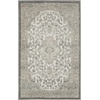 image:imageNourison Home Cyrus Grey 26 x 4 Area Rug  Easy Clean Non Shedding Bed Room Living Room Dining Room Kitchen 3 x 4IvoryGrey