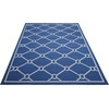 image:imageWaverly Sun N Shade IndoorOutdoor Navy 10 x 13 Area Rug EasyCleaning Non Shedding Bed Room Living Room Dining Room Backyard Deck Patio 10x13