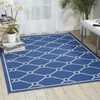 image:imageWaverly Sun N Shade IndoorOutdoor Navy 10 x 13 Area Rug EasyCleaning Non Shedding Bed Room Living Room Dining Room Backyard Deck Patio 10x13