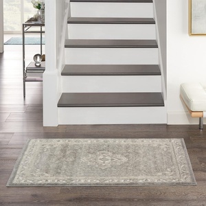 image:imageNourison Home Cyrus Grey 26 x 4 Area Rug  Easy Clean Non Shedding Bed Room Living Room Dining Room Kitchen 3 x 4Grey