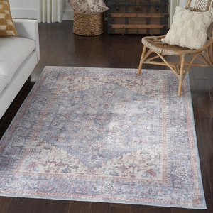 image:imageNourison Home New Concept Washables Blue Multicolor 4 x 6 Area Rug  Easy Clean Non Shedding Bed Room Living Room Dining Room Kitchen 4 x 6